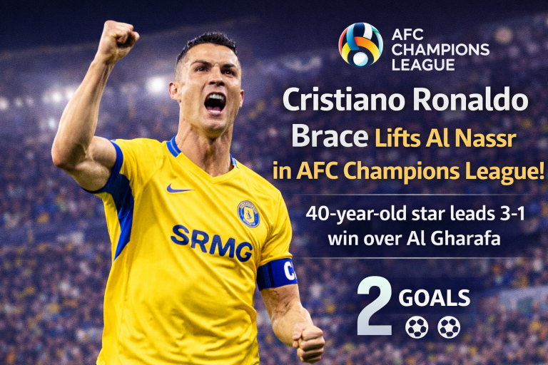 Cristiano Ronaldo’s Brace Keeps Al Nassr Rolling in the AFC Champions League