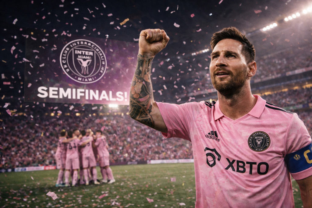 Messi Leads Inter Miami to Historic Semifinals