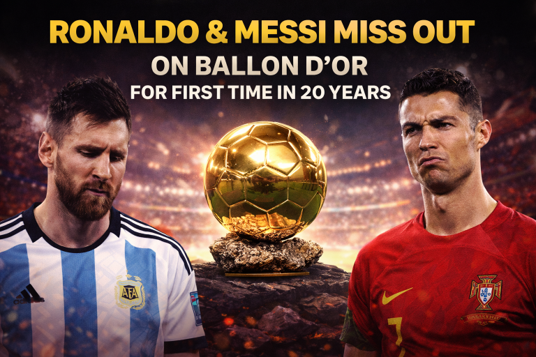 Ronaldo and Messi Miss Out on Ballon d'Or for the First Time in 20 Years