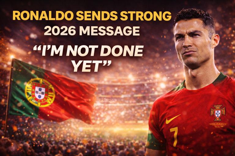 Ronaldo Sends Strong 2026 Message | Portugal Star