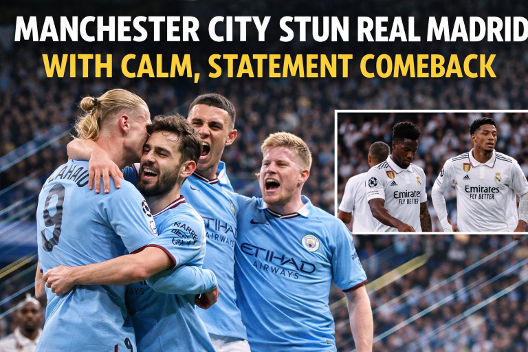Manchester City Stun Real Madrid Comeback