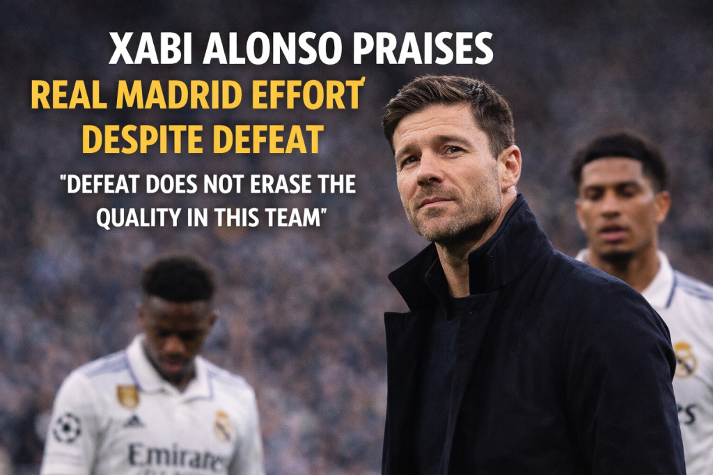 Xabi Alonso Praises Madrid Amid Defeat